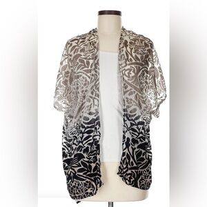 Floral Sheer Kimono Cardigan